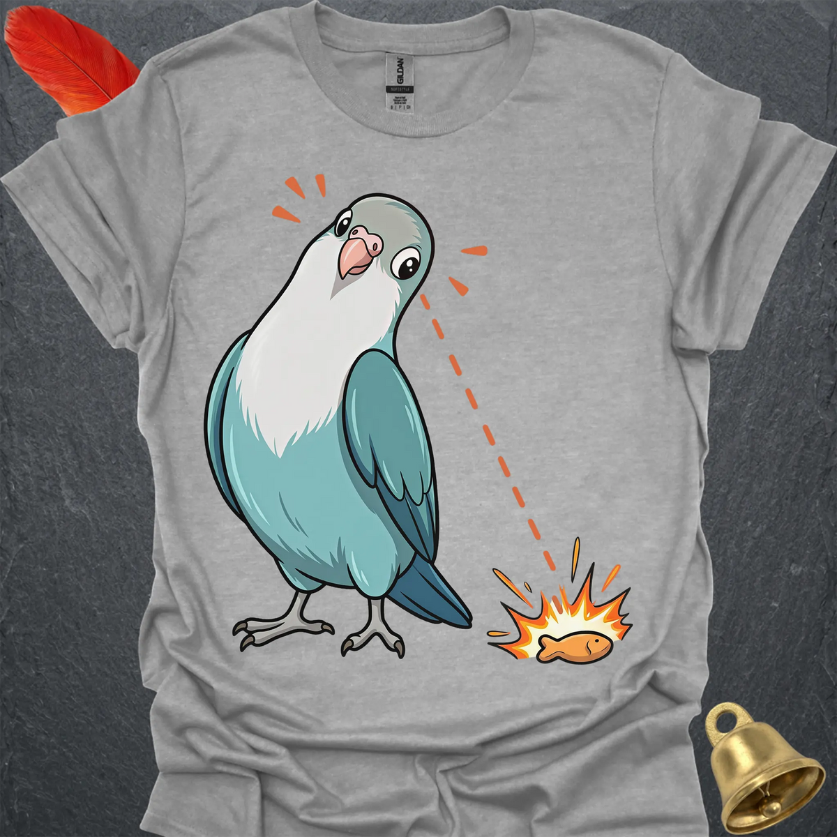 Dutch Blue Lovebird Eye on Prize T-Shirt