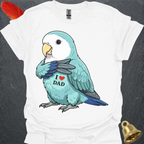 Dutch Blue Lovebird I Love Dad T-Shirt