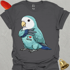 Dutch Blue Lovebird I Love Mom T-Shirt