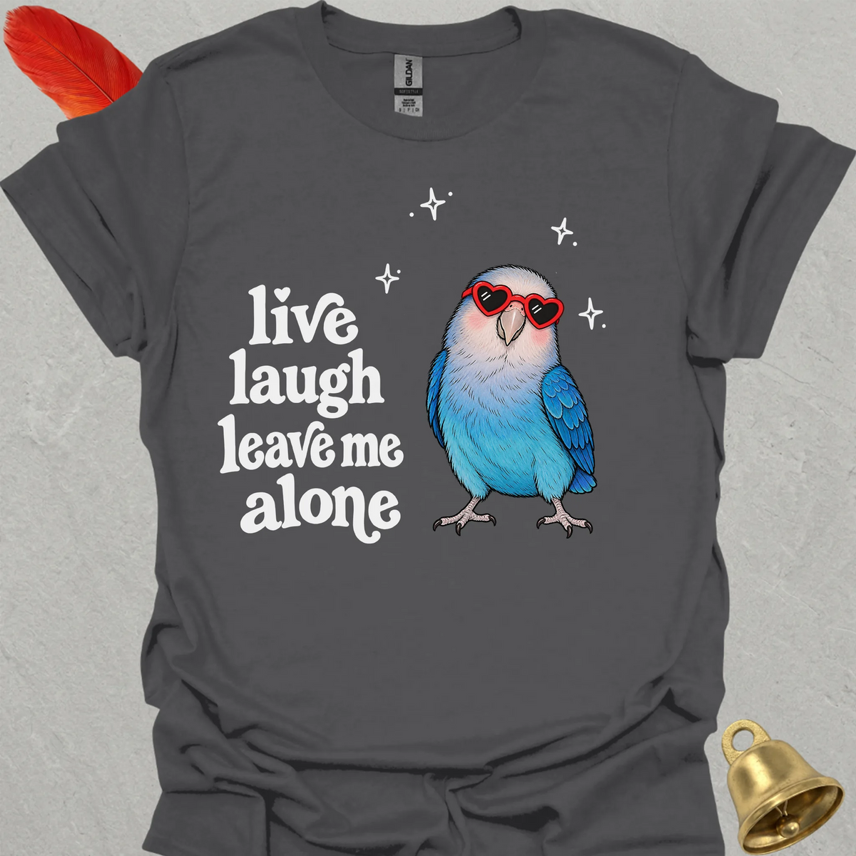 Dutch Blue Lovebird Live Laugh T-Shirt