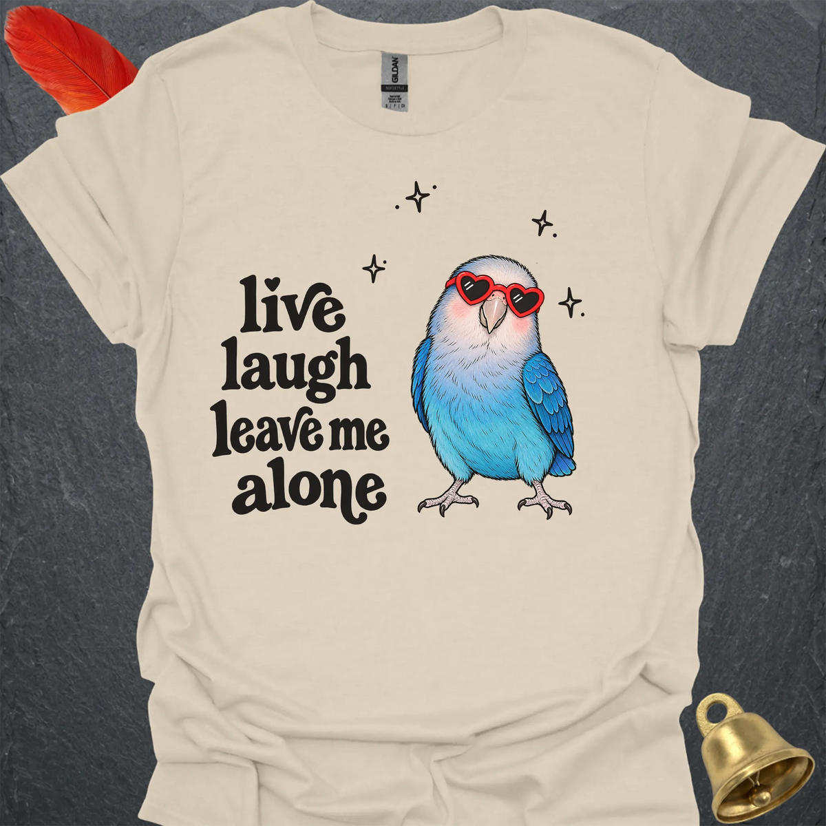 Dutch Blue Lovebird Live Laugh T-Shirt