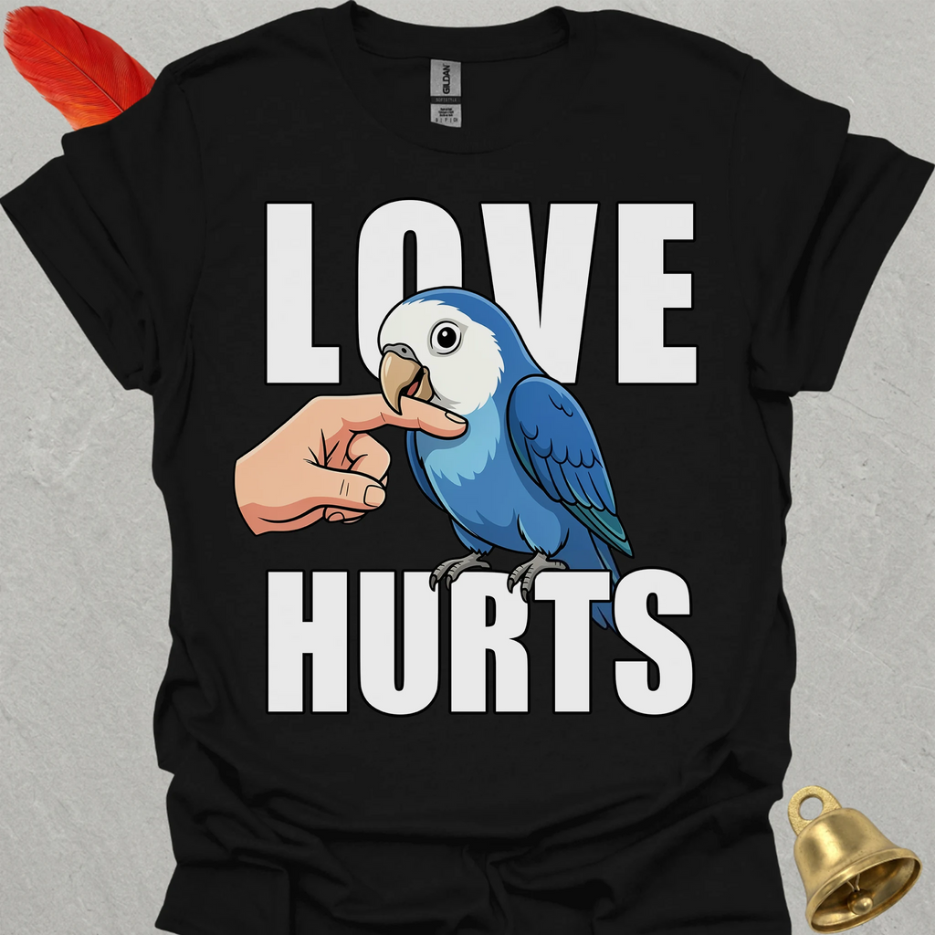 Dutch Blue Lovebird Love Hurts T-Shirt