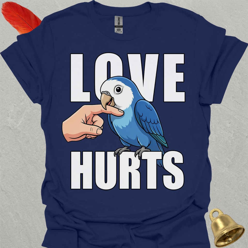 Dutch Blue Lovebird Love Hurts T-Shirt