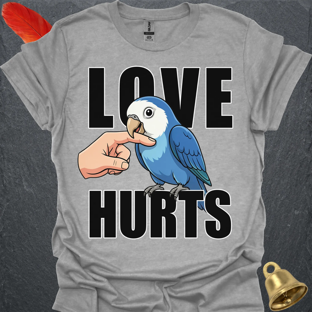 Dutch Blue Lovebird Love Hurts T-Shirt