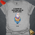 Dutch Blue Lovebird Olympic Pooper T-Shirt