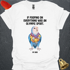 Dutch Blue Lovebird Olympic Pooper T-Shirt