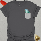 Dutch Blue Lovebird Pocket T-Shirt