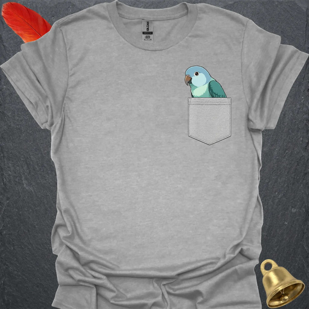 Dutch Blue Lovebird Pocket T-Shirt