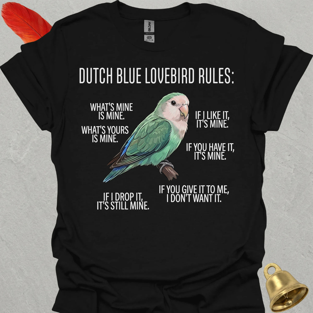 Dutch Blue Lovebird Rules T-Shirt