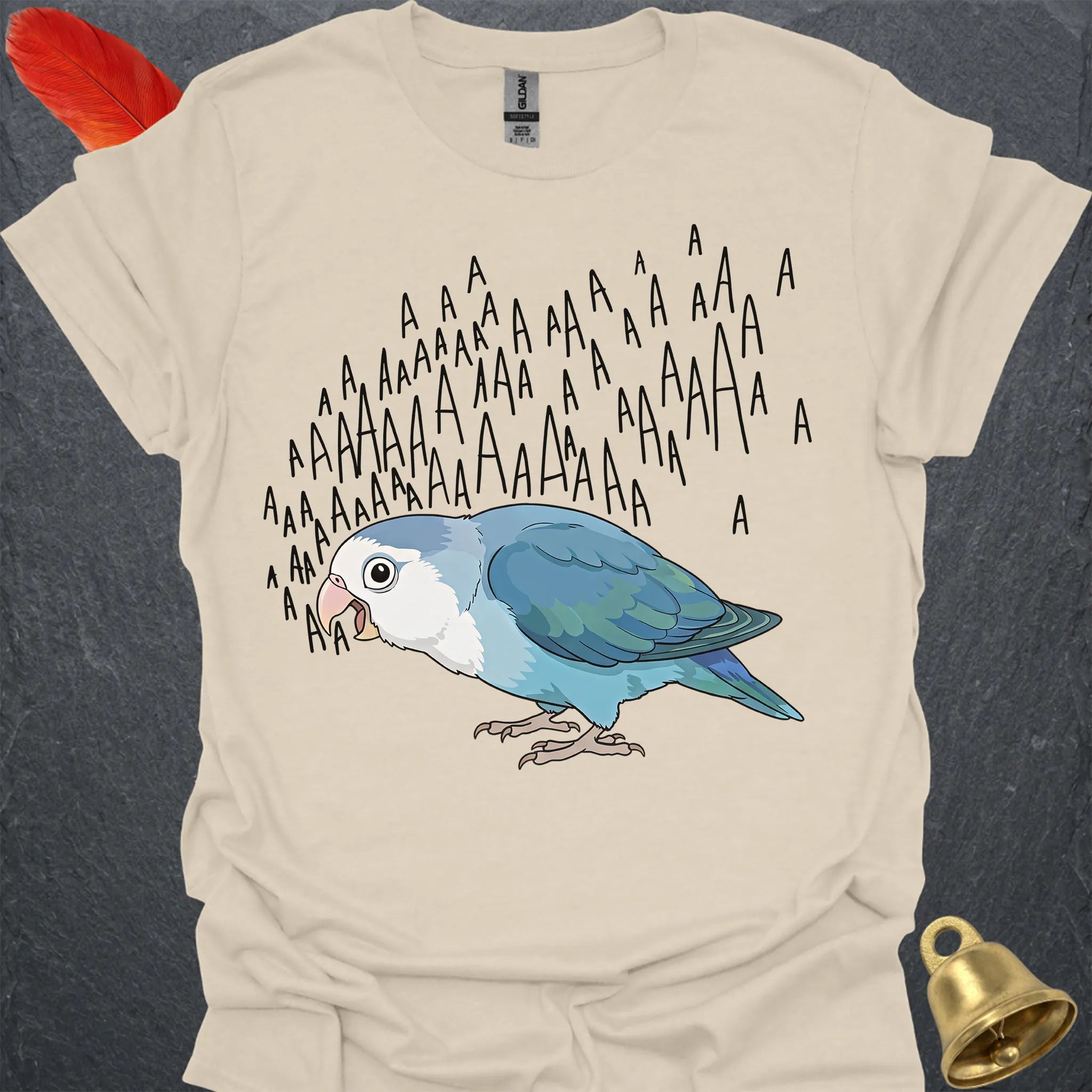 Dutch Blue Lovebird Scream T-Shirt