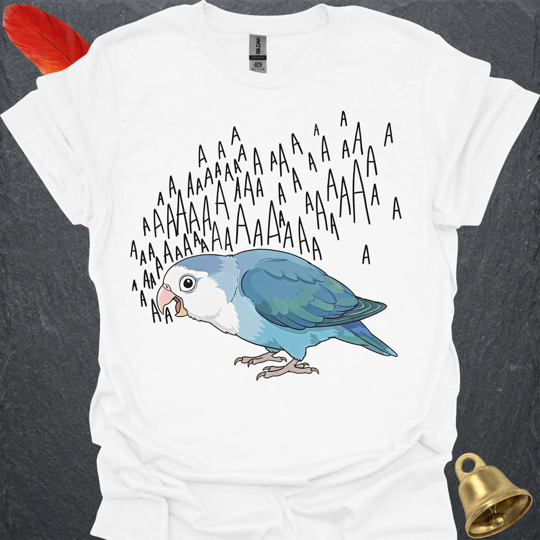Dutch Blue Lovebird Scream T-Shirt