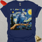 Dutch Blue Lovebird Starry Night T-Shirt