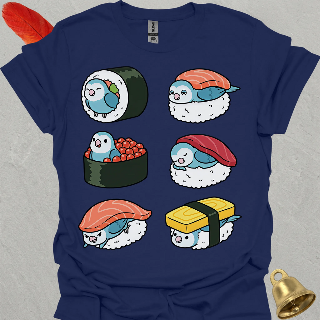 Dutch Blue Lovebird Sushi T-Shirt