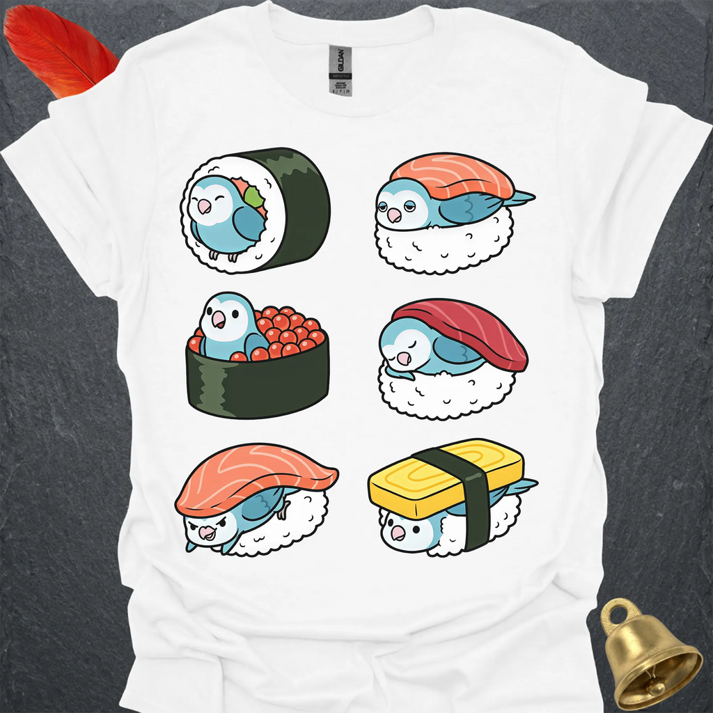 Dutch Blue Lovebird Sushi T-Shirt