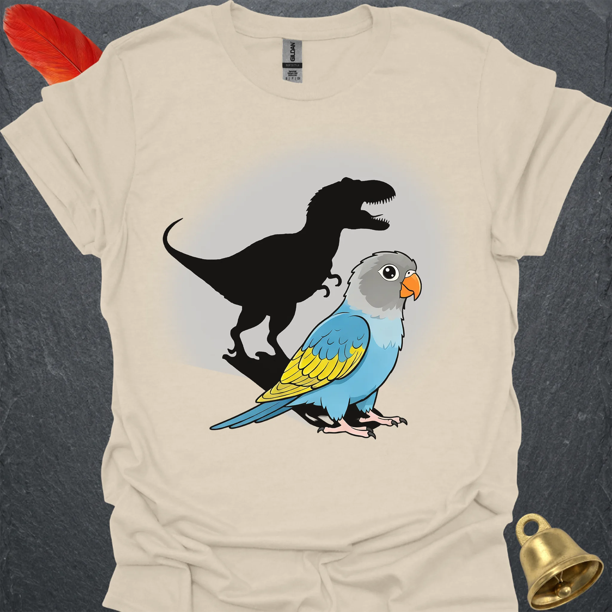 Dutch Blue Lovebird T-Rex T-Shirt