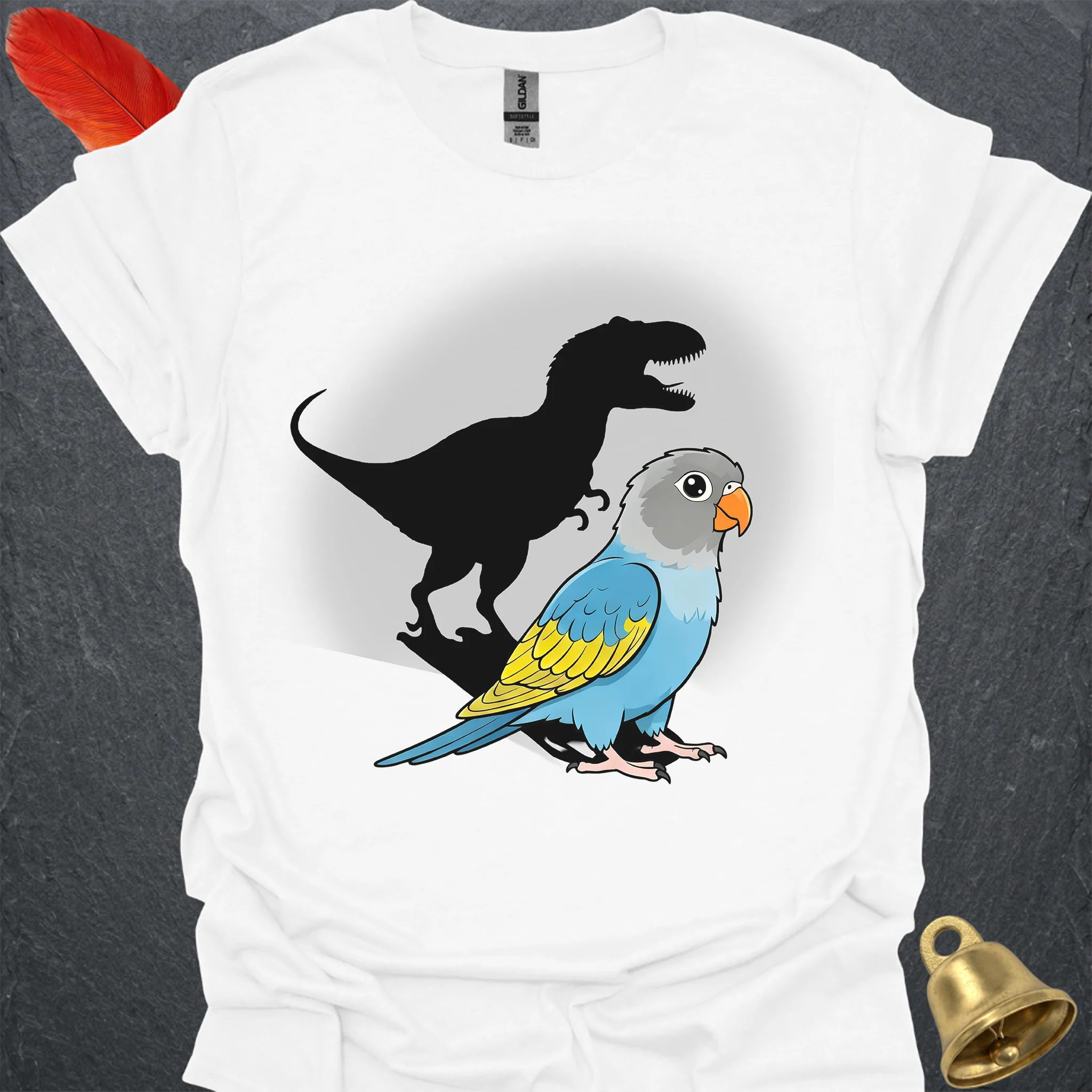 Dutch Blue Lovebird T-Rex T-Shirt
