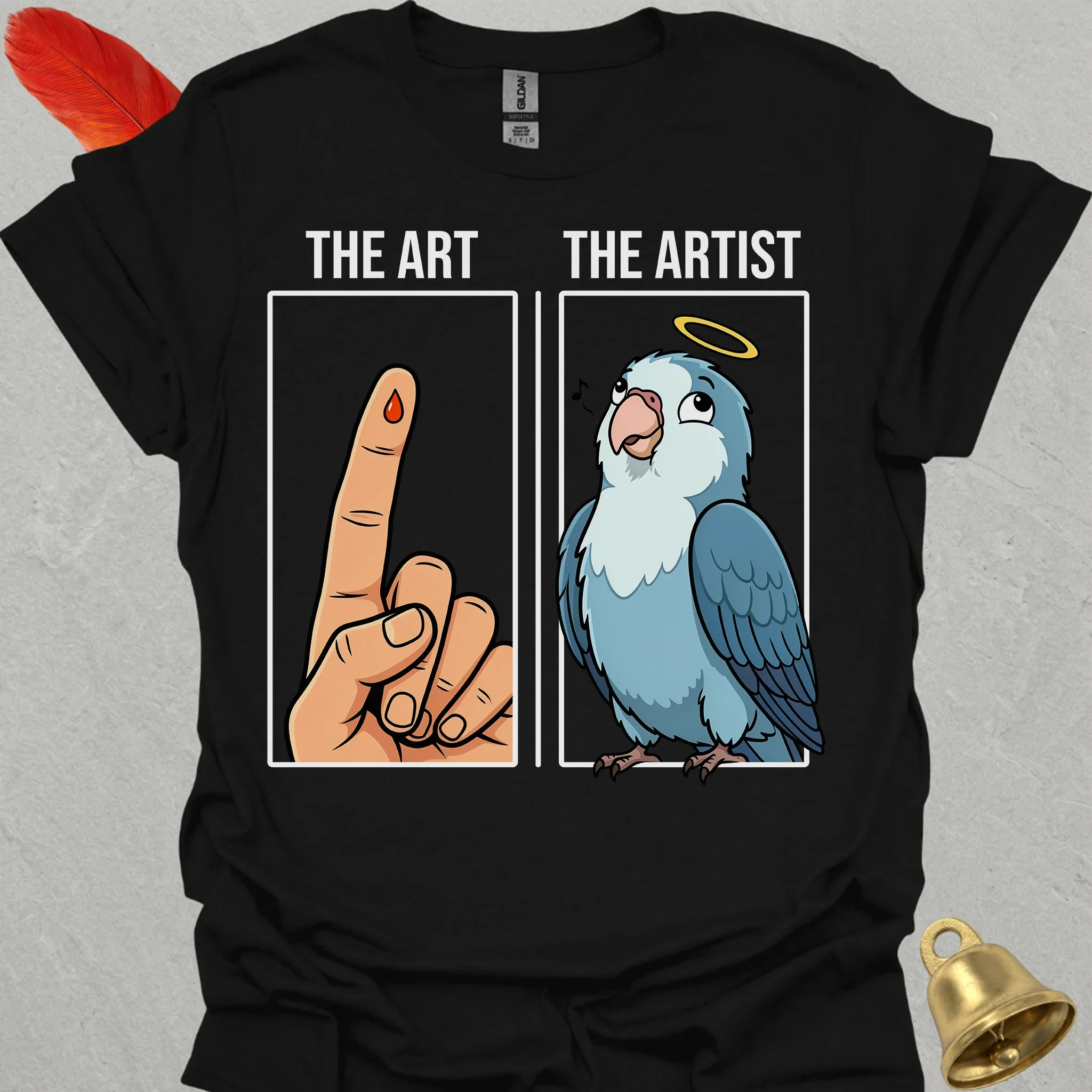 Dutch Blue Lovebird The Artist T-Shirt