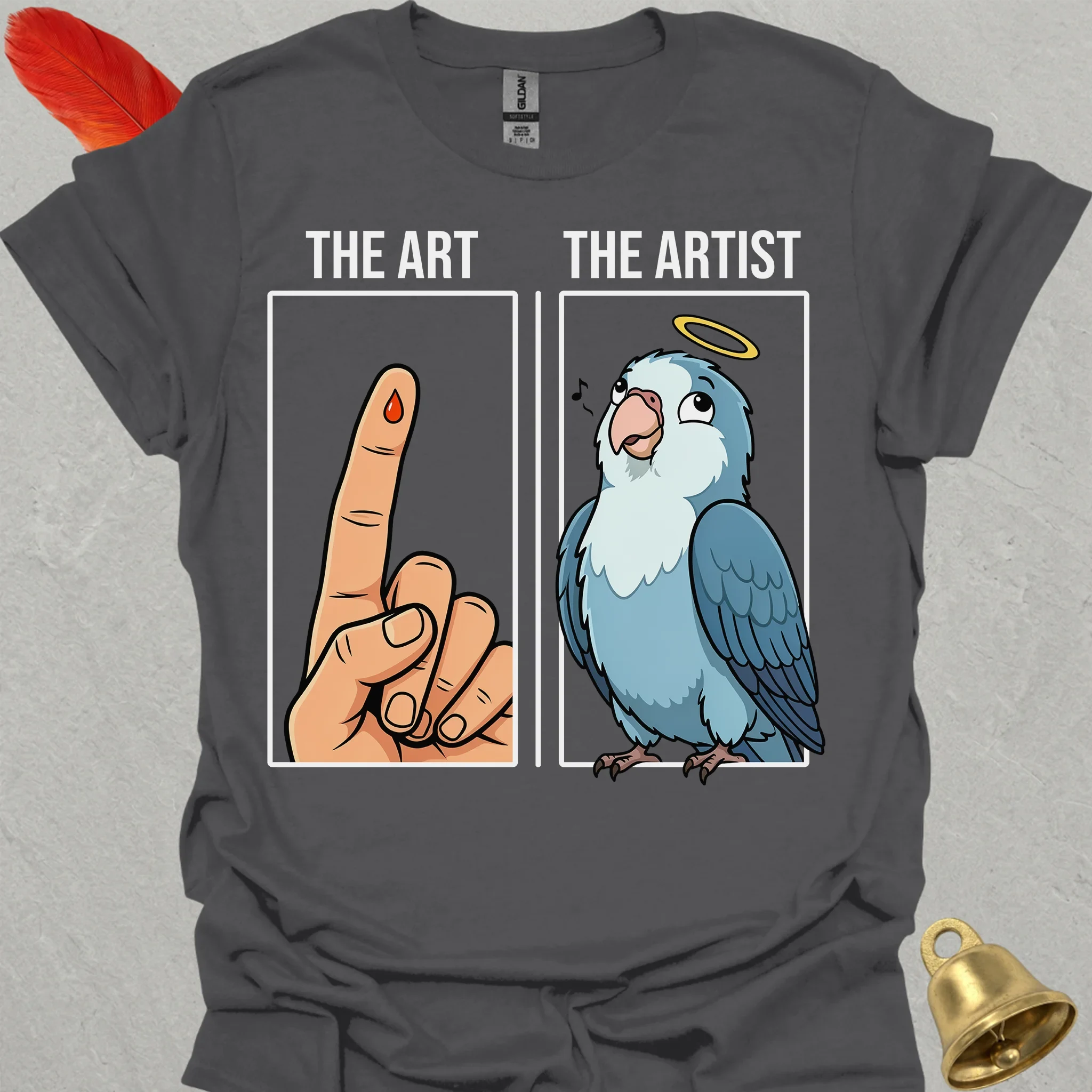 Dutch Blue Lovebird The Artist T-Shirt
