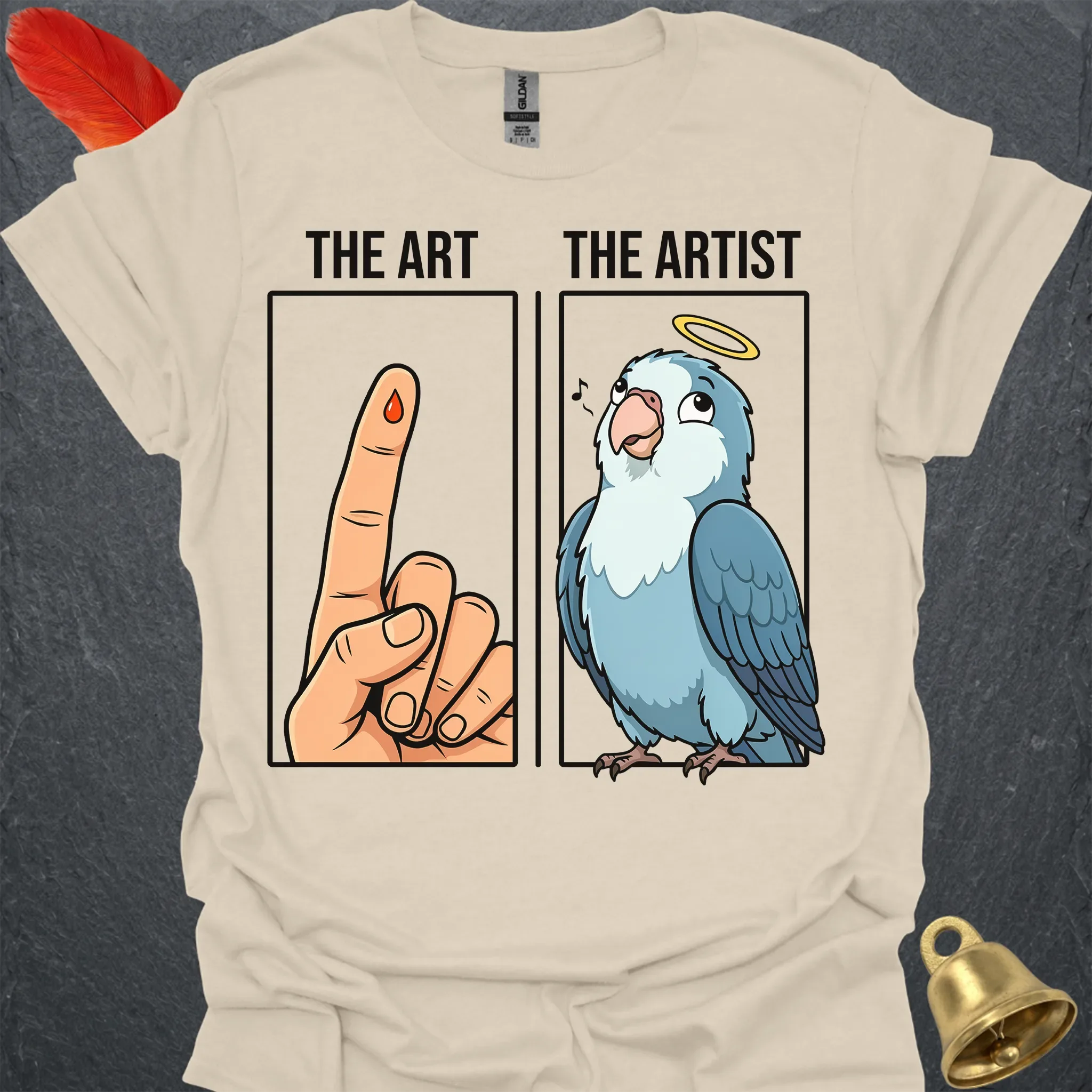 Dutch Blue Lovebird The Artist T-Shirt