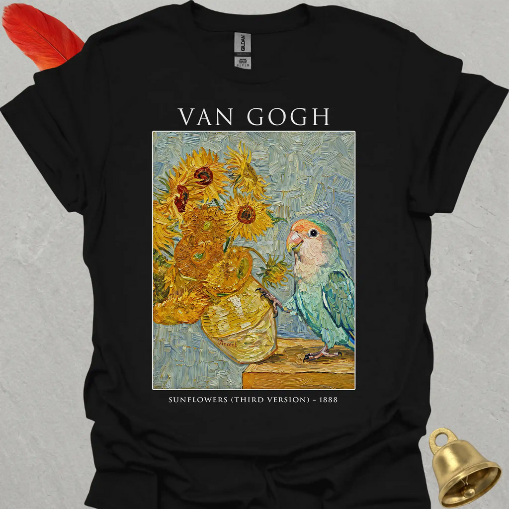 Dutch Blue Lovebird Van Gogh T-Shirt