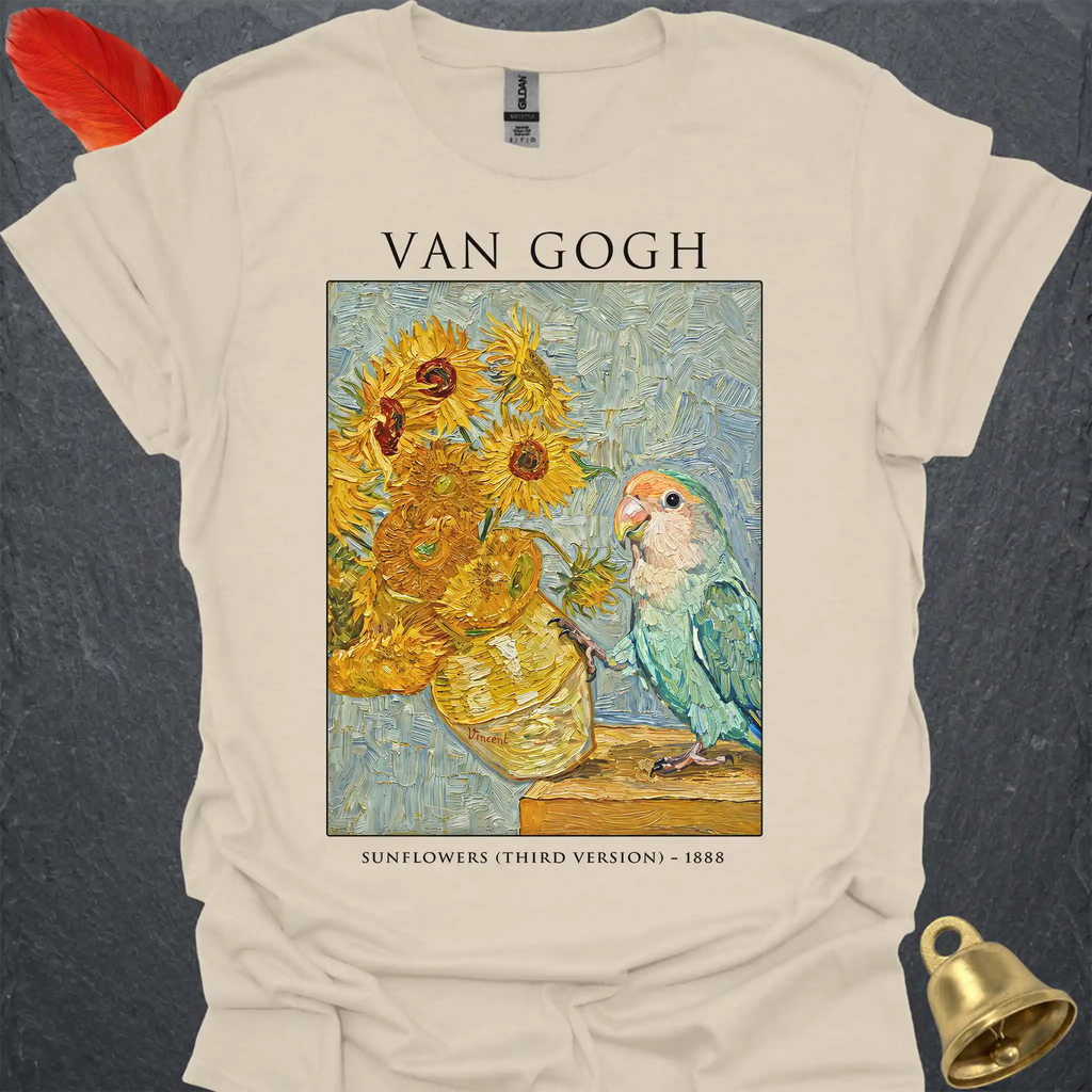 Dutch Blue Lovebird Van Gogh T-Shirt