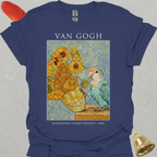 Dutch Blue Lovebird Van Gogh T-Shirt
