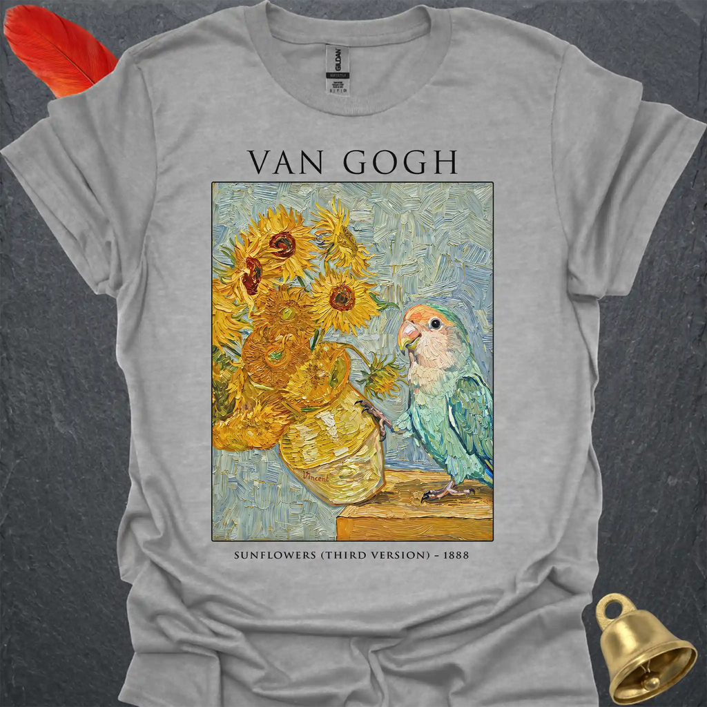 Dutch Blue Lovebird Van Gogh T-Shirt