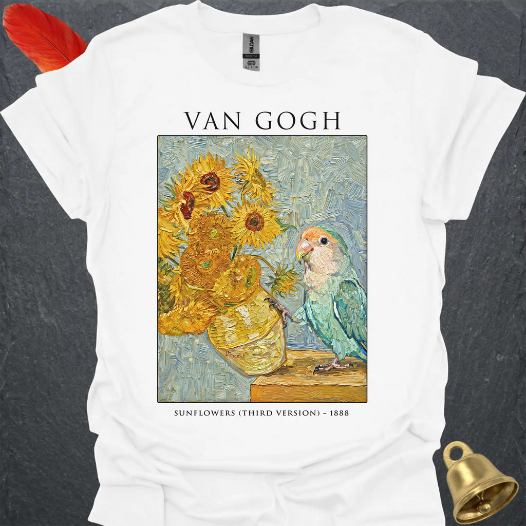 Dutch Blue Lovebird Van Gogh T-Shirt