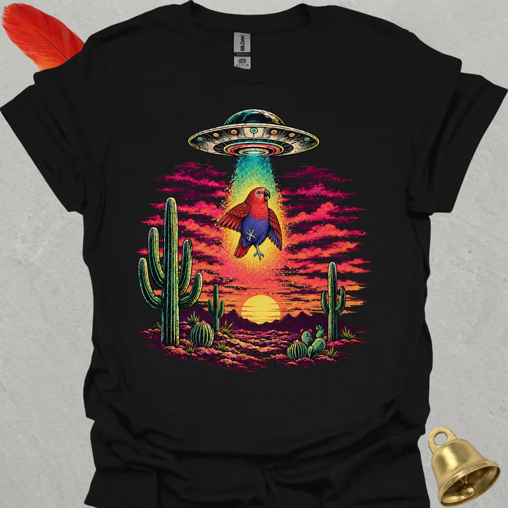 Female Eclectus Parrot Abduction T-Shirt