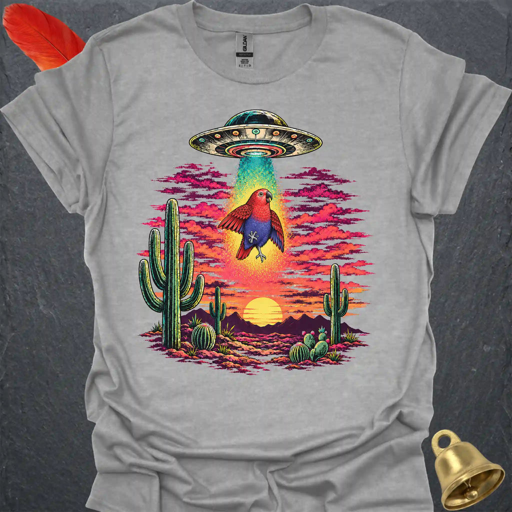 Female Eclectus Parrot Abduction T-Shirt