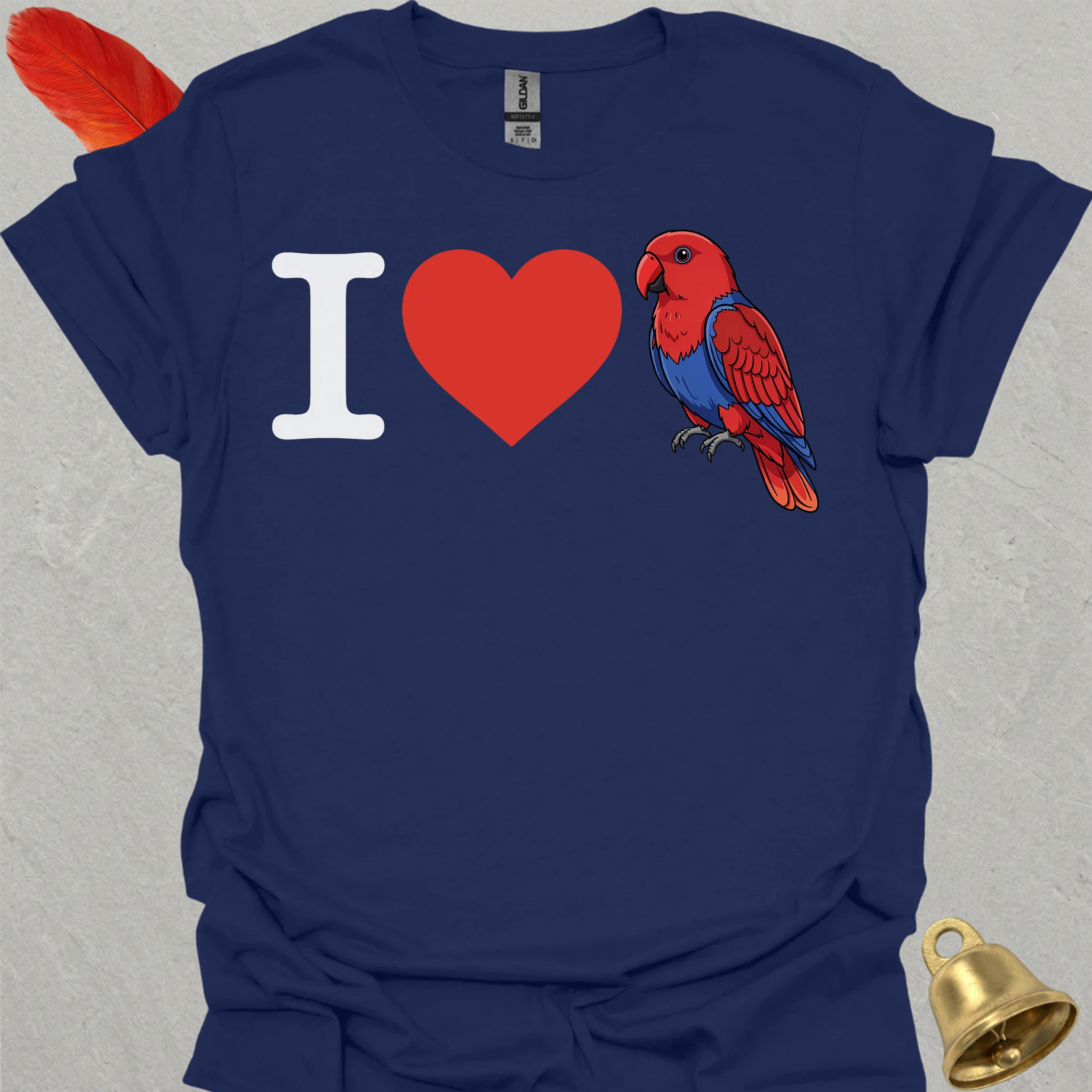 I Love Female Eclectus Parrot T-Shirt