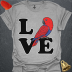 Female Eclectus Parrot Bird Love T-Shirt