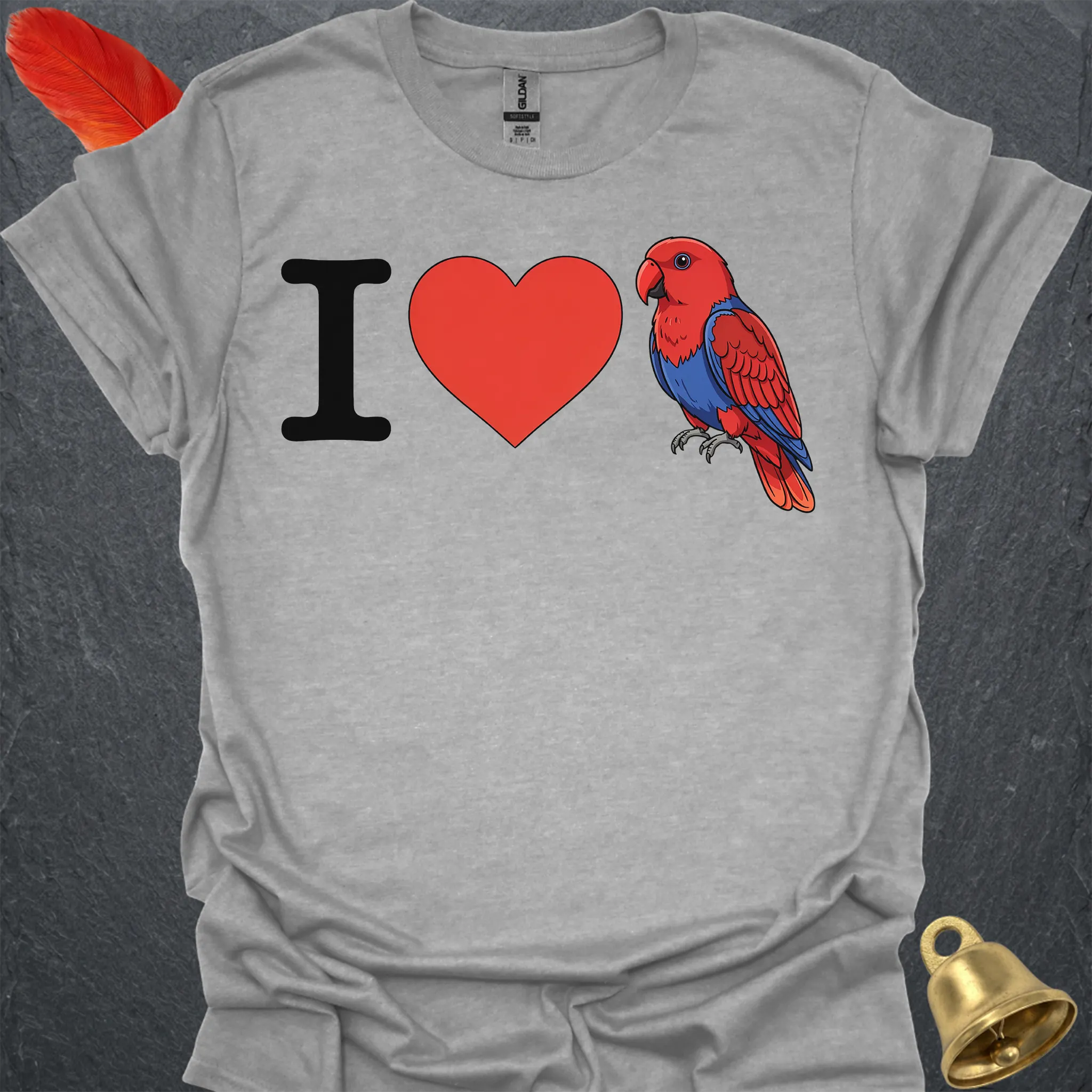 I Love Female Eclectus Parrot T-Shirt