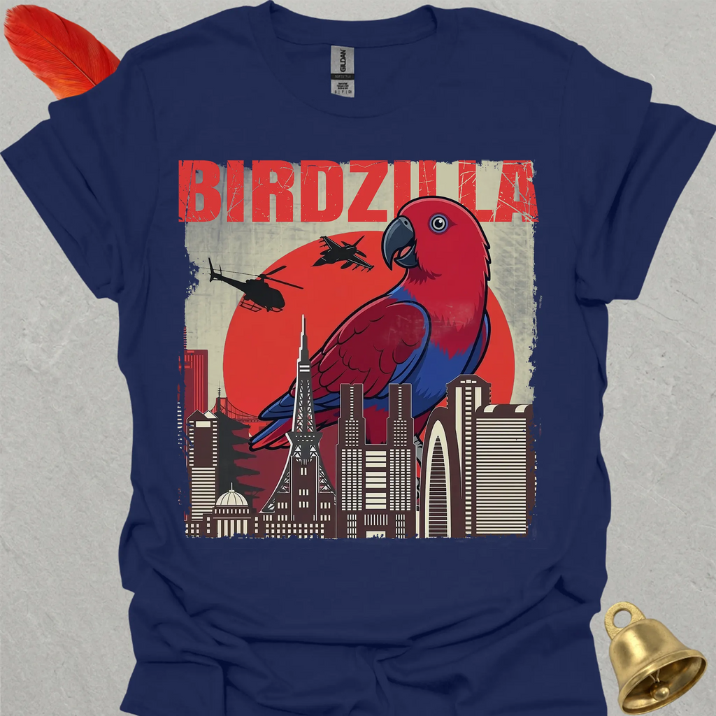Female Eclectus Parrot Birdzilla T-Shirt