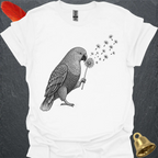 Female Eclectus Parrot Blowing Wishes T-Shirt