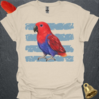 Female Eclectus Parrot Brush T-Shirt