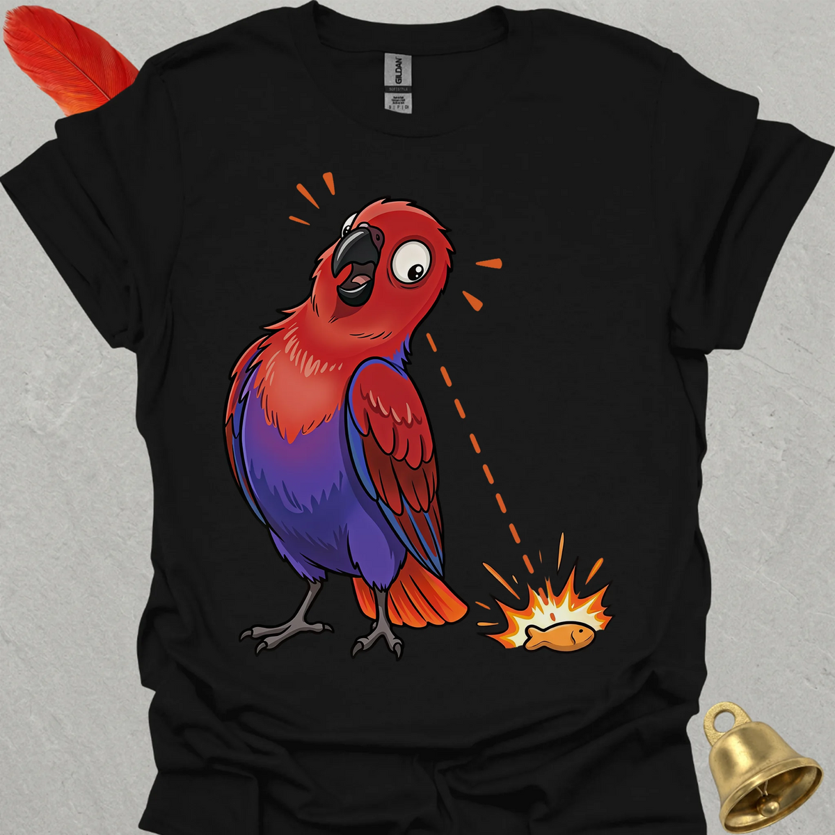 Female Eclectus Parrot Eye on Prize T-Shirt