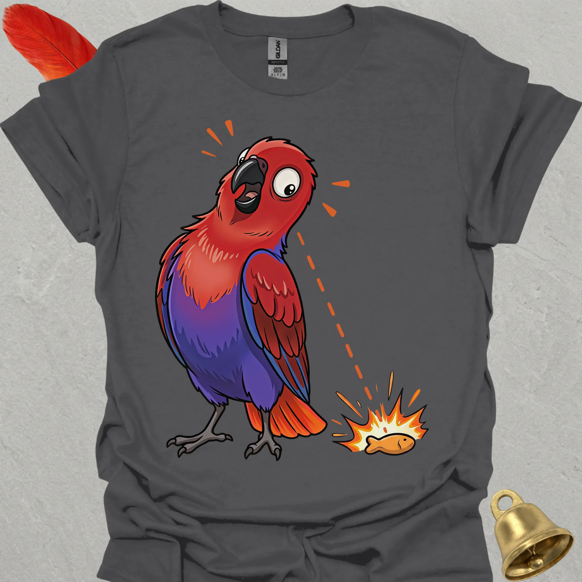 Female Eclectus Parrot Eye on Prize T-Shirt