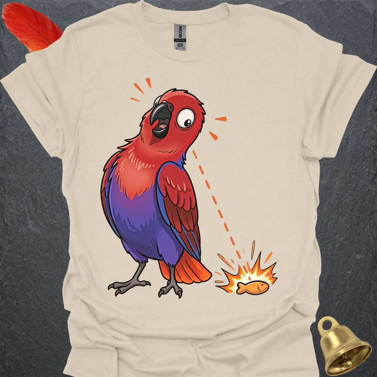 Female Eclectus Parrot Eye on Prize T-Shirt