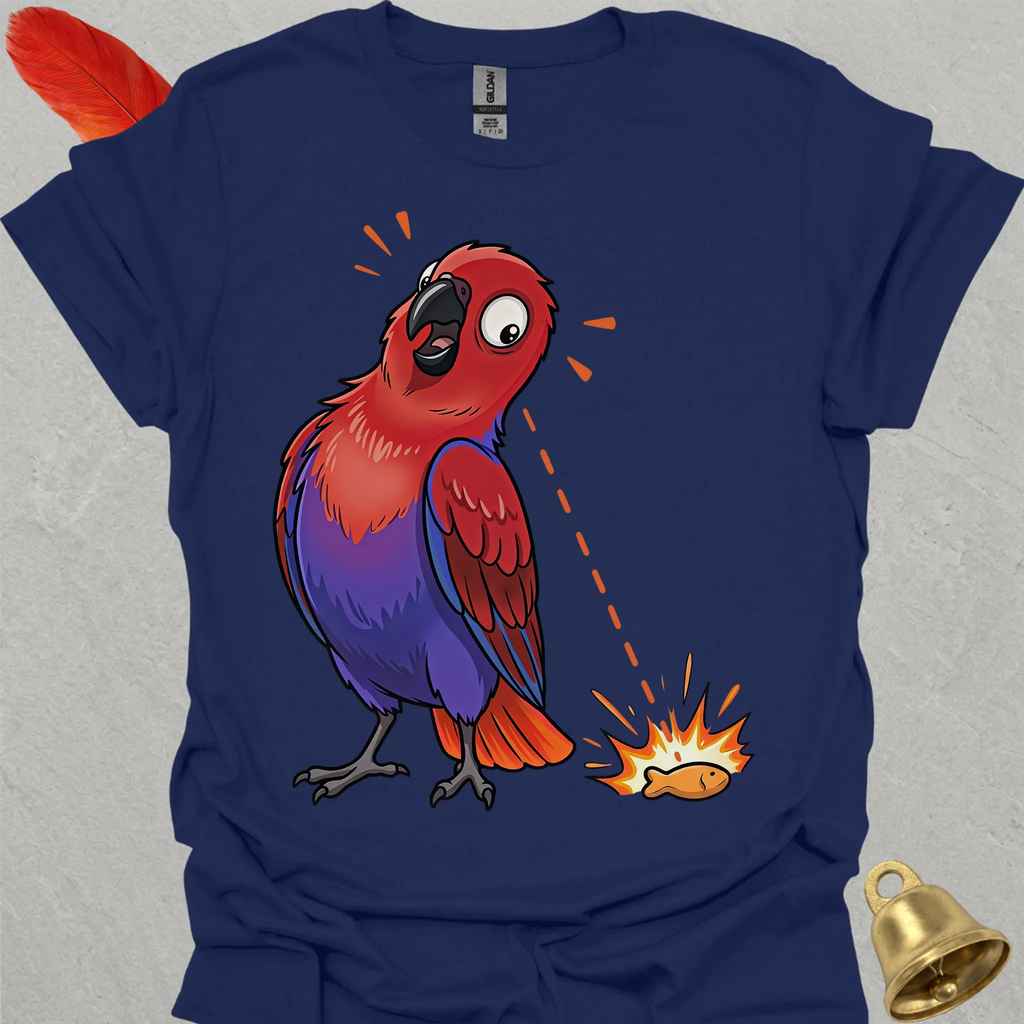 Female Eclectus Parrot Eye on Prize T-Shirt