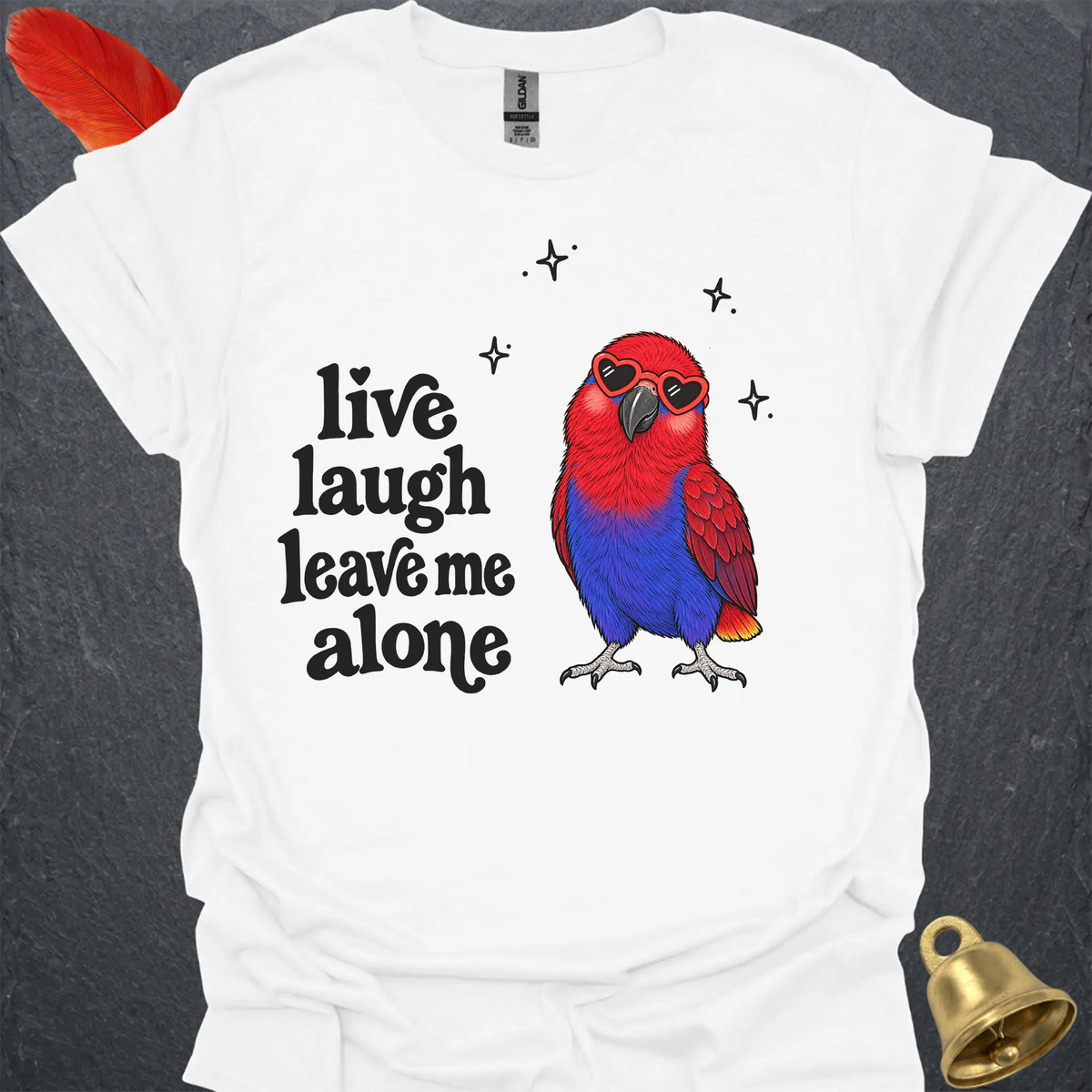 Female Eclectus Parrot Live Laugh T-Shirt