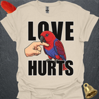 Female Eclectus Parrot Love Hurts T-Shirt