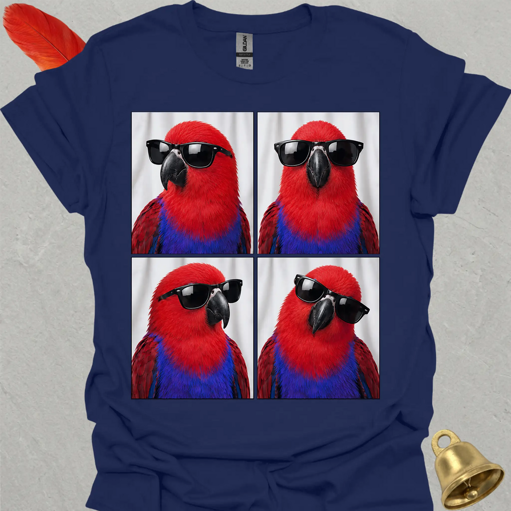Female Eclectus Parrot Photobooth T-Shirt