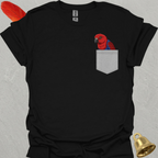 Female Eclectus Parrot Pocket T-Shirt
