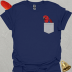 Female Eclectus Parrot Pocket T-Shirt