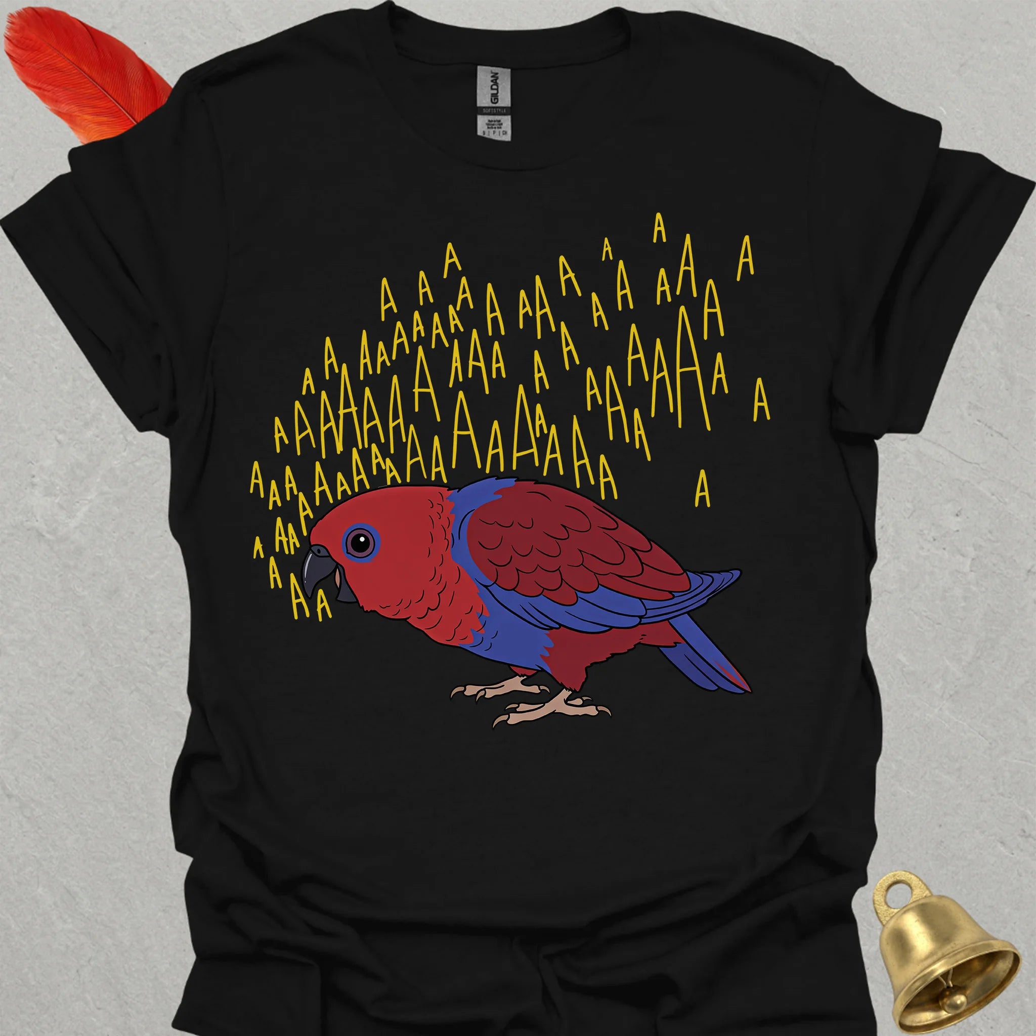 Female Eclectus Parrot Scream T-Shirt