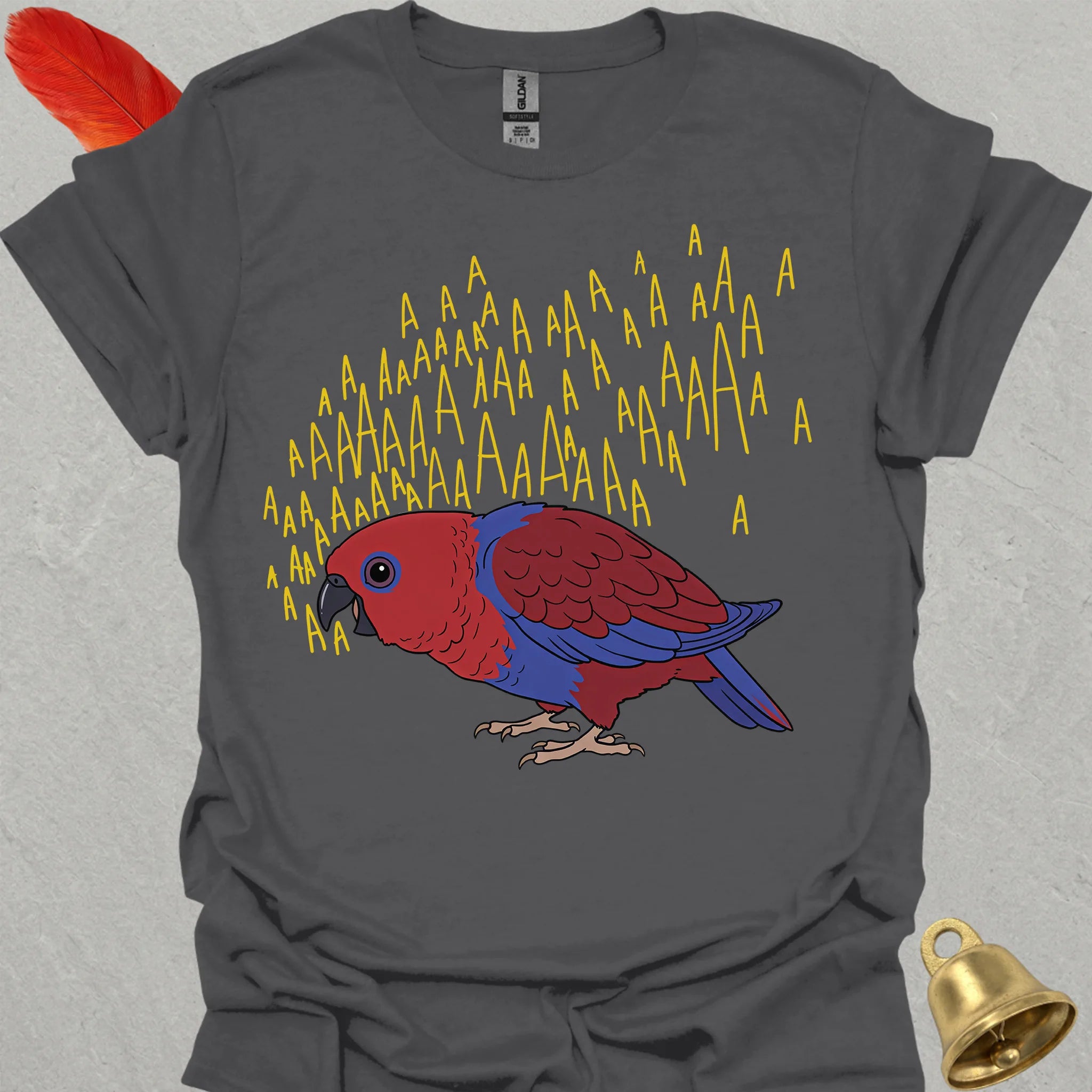 Female Eclectus Parrot Scream T-Shirt
