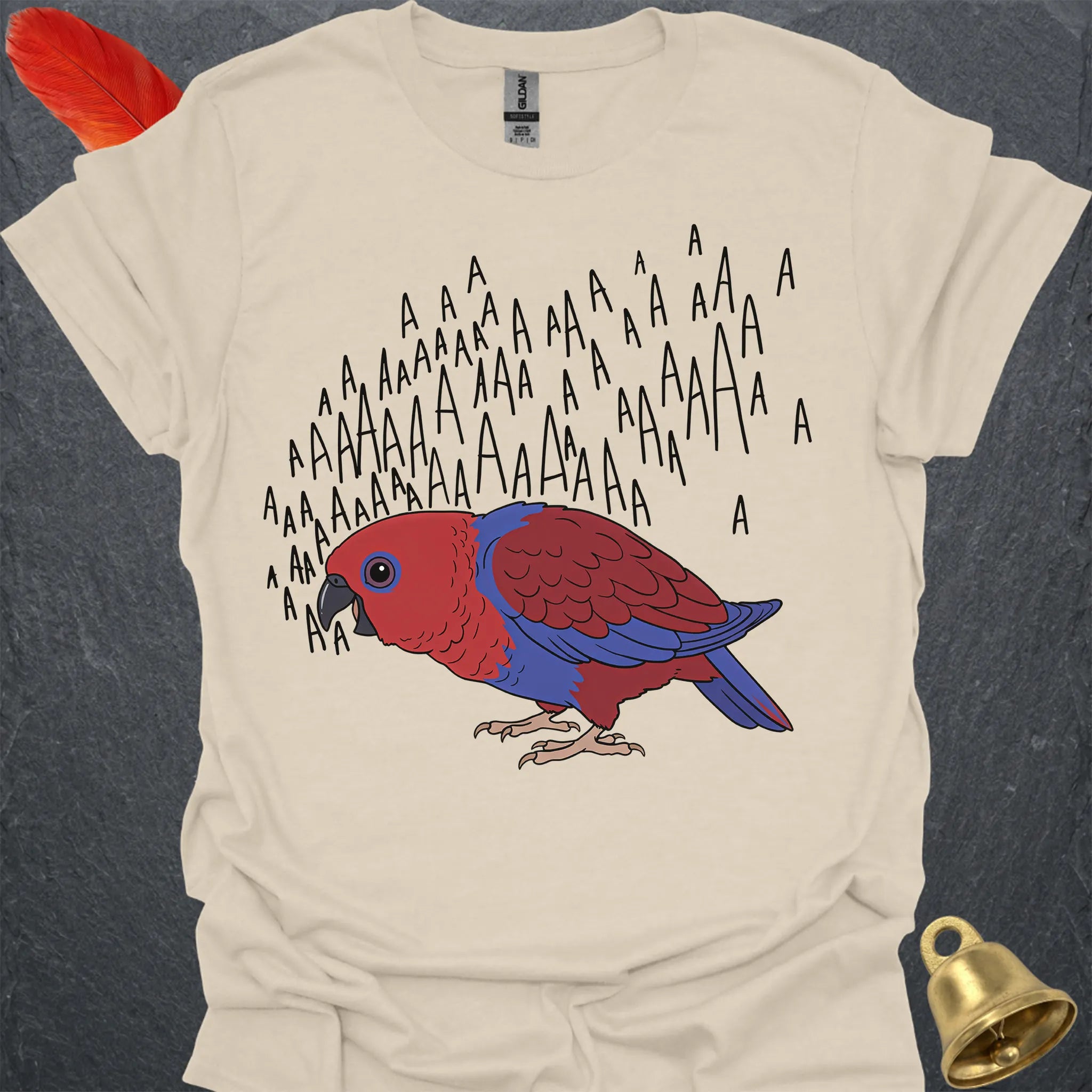 Female Eclectus Parrot Scream T-Shirt