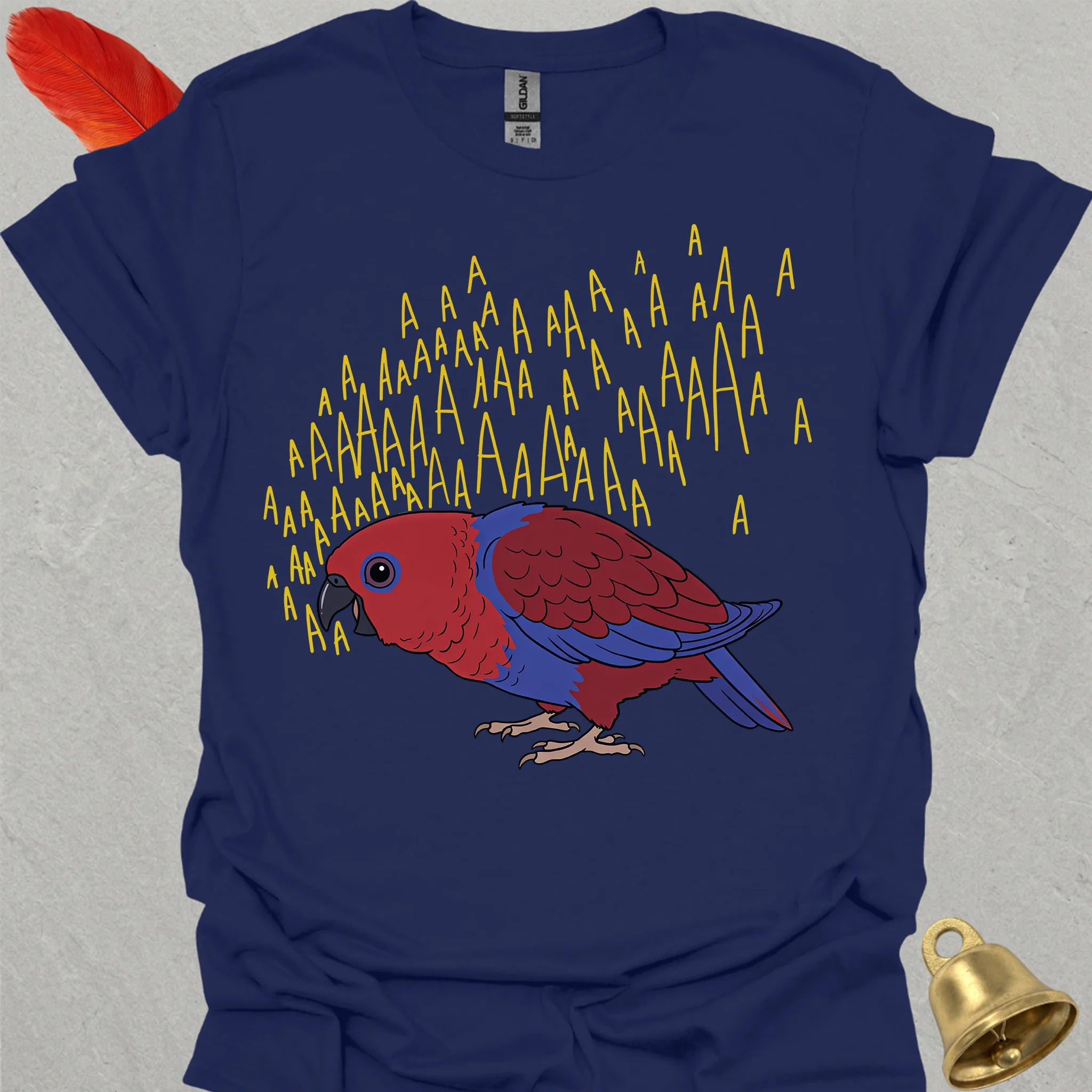 Female Eclectus Parrot Scream T-Shirt