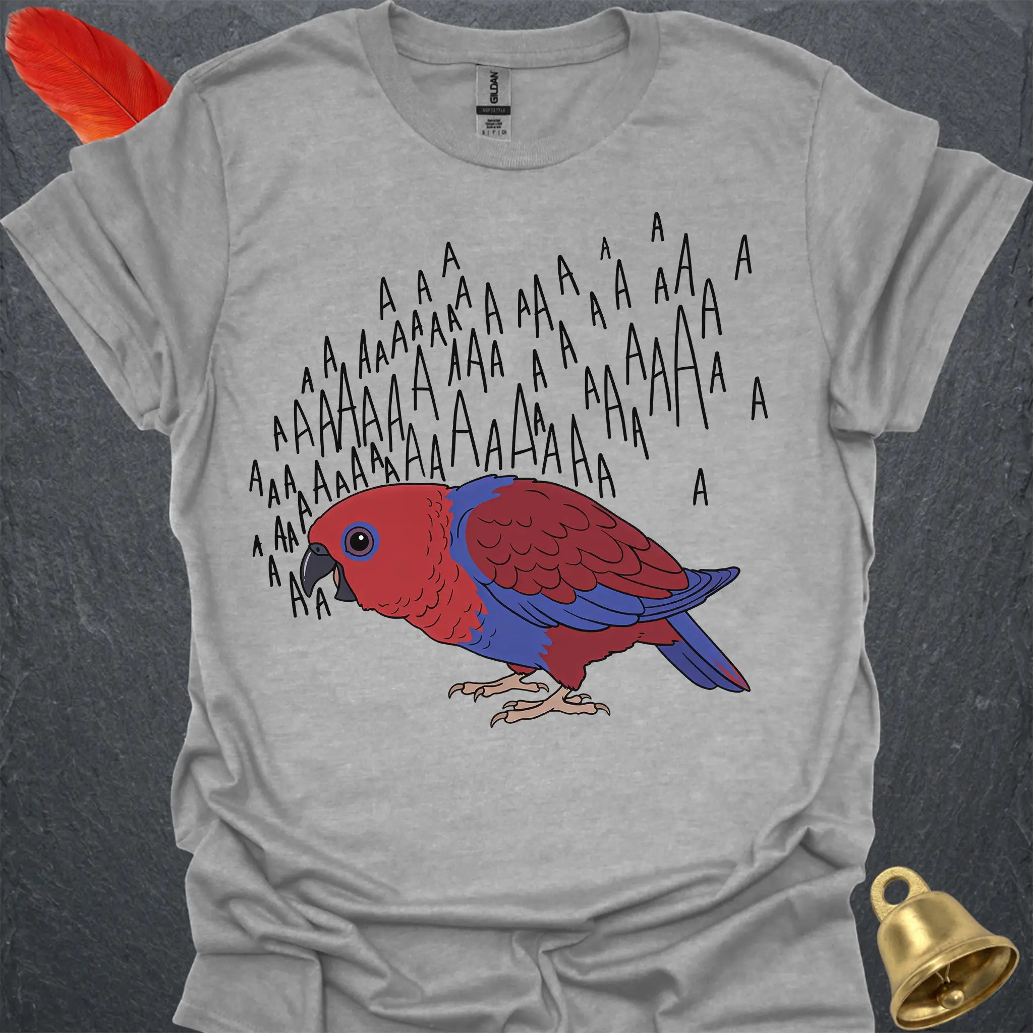 Female Eclectus Parrot Scream T-Shirt